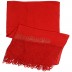 Designer Half Net Diamond Stole- Red